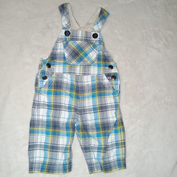 OshKosh B'gosh Other - Genuine Kids by Oshkosh Plaid Overall Pants size 6M